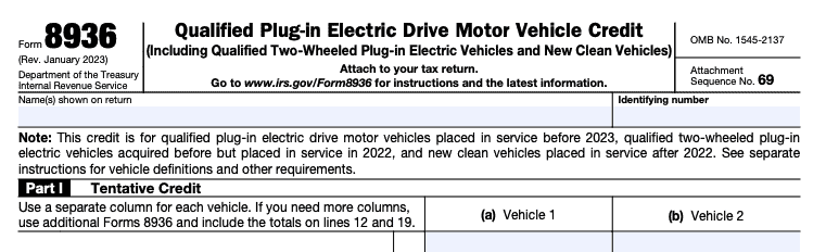 When you buy a used EV, you may be entitled to a federal tax credit. You will need to fill out the correct form when you file your taxes.